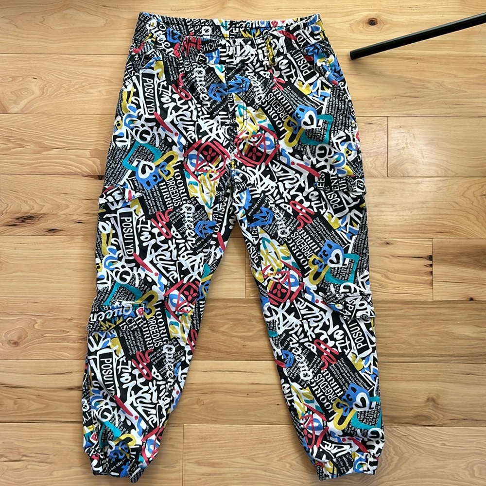 VIP Graffiti Unisex Cargo Jogger Style Pants